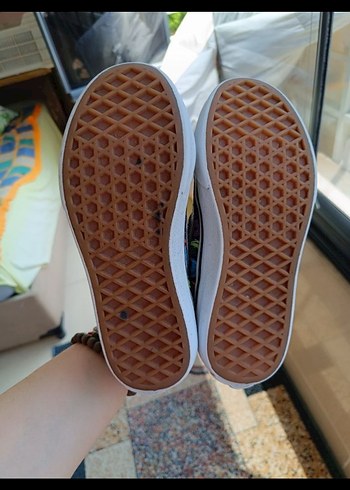 31,5 Vans Erkek Çocuk Renkli Velcro Spor Ayakkabı - Görsel 6