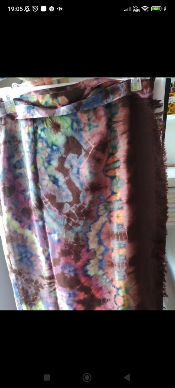 Çok Renkli Bohem Kadın Uzun Etek - Görsel 2