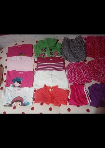 Kız Çocuk Pembe Simli Baskılı Tişört - Görsel 9