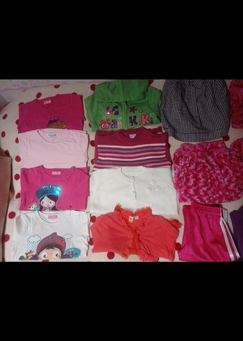 Kız Çocuk Pembe Simli Baskılı Tişört - Görsel 7