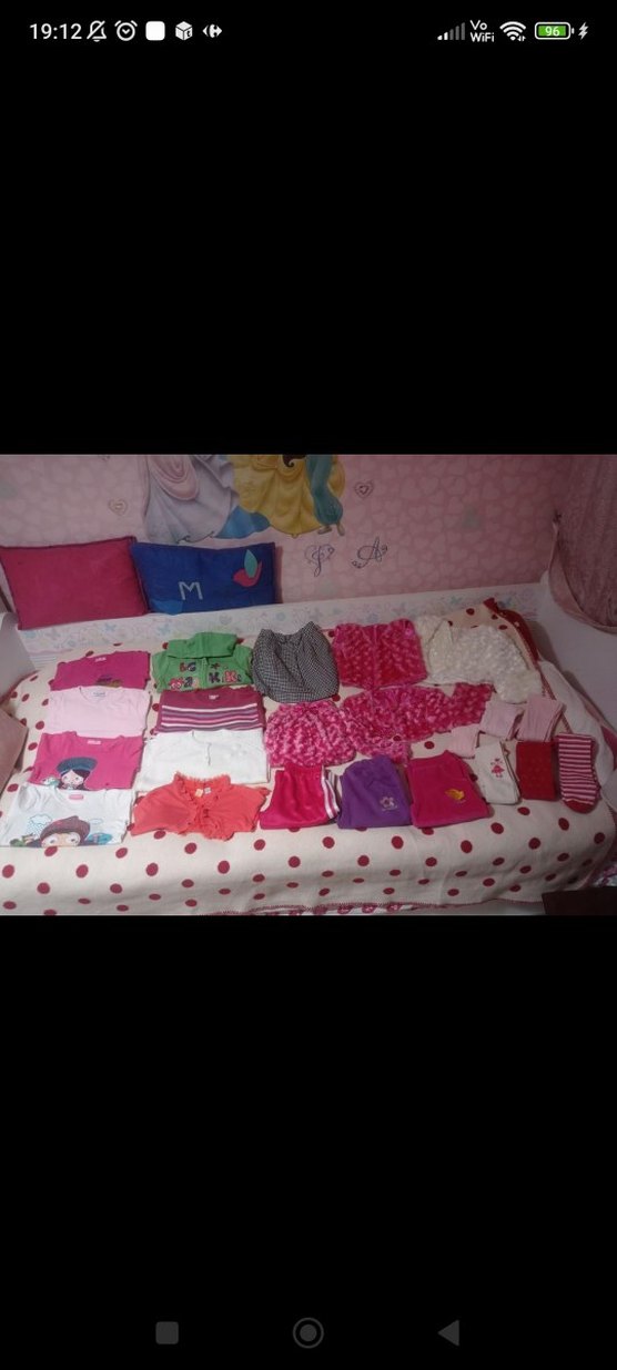 Kız Çocuk Pembe Simli Baskılı Tişört - Görsel 3