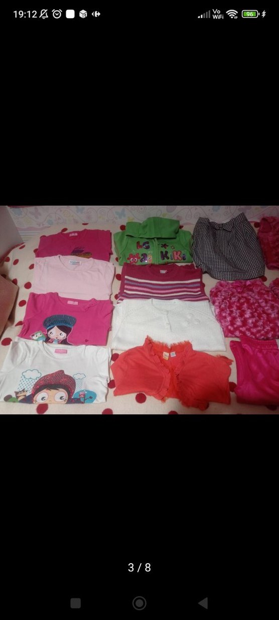 Kız Çocuk Pembe Simli Baskılı Tişört - Görsel 4