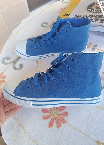 39 Mavi Bağcıklı Kadın Spor Ayakkabı - Görsel 5