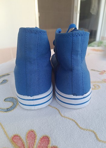 39 Mavi Bağcıklı Kadın Spor Ayakkabı - Görsel 6