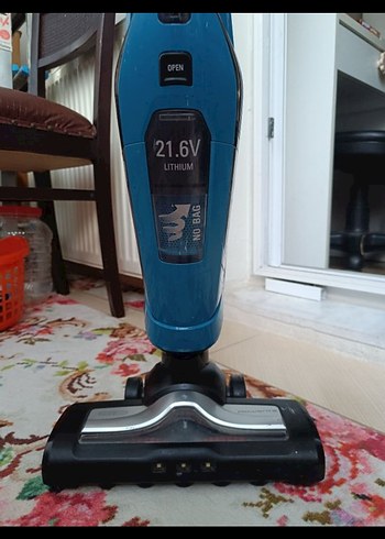 Mavi ve Gri Kablosuz Elektrikli Süpürge - Görsel 5