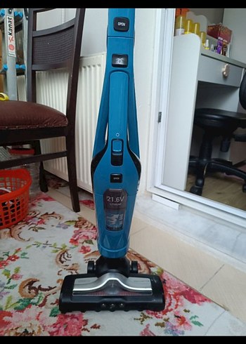 Mavi ve Gri Kablosuz Elektrikli Süpürge - Görsel 6