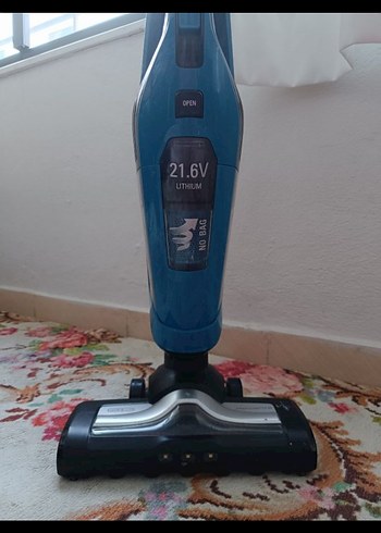 Mavi ve Gri Kablosuz Elektrikli Süpürge - Görsel 7