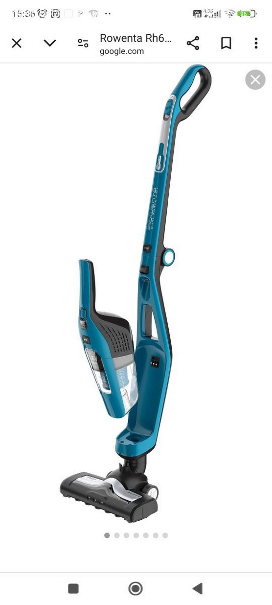 Mavi ve Gri Kablosuz Elektrikli Süpürge - Görsel 3