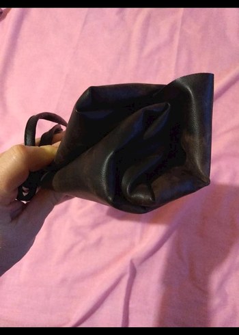 Anvelop Kahverengi Uzun Deri Etek - Görsel 5