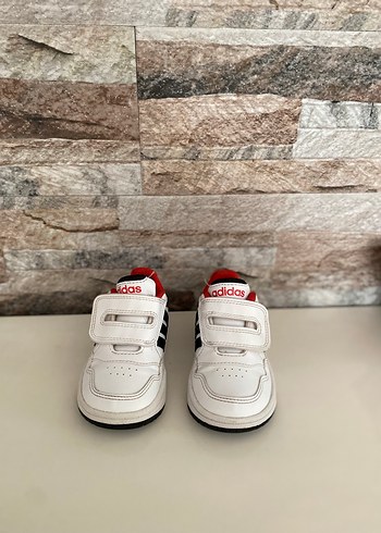 Adidas Erkek Çocuk Beyaz Renkli Cırtlı Spor Ayakkabı