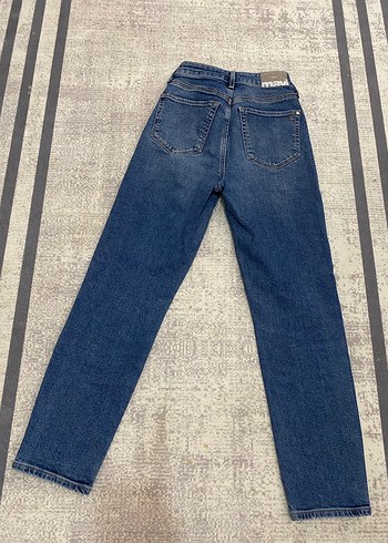 Mavi Kadın Kot Pantolon Tokalı - Görsel 5