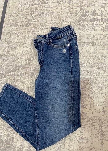 Mavi Kadın Kot Pantolon Tokalı - Görsel 7