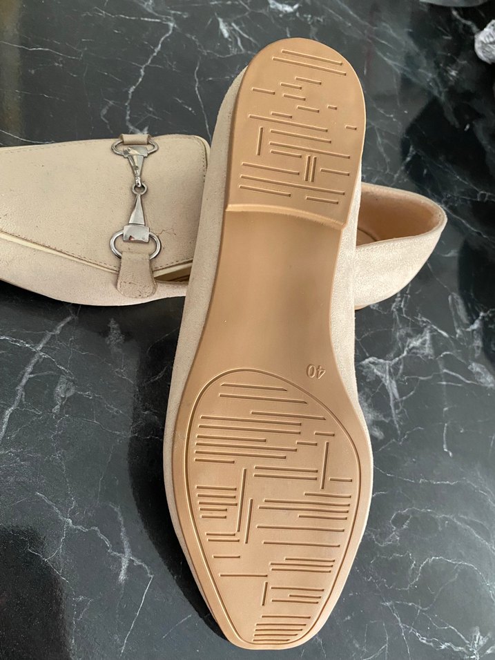 Bej Süet Tokalı  Babet - Görsel 3