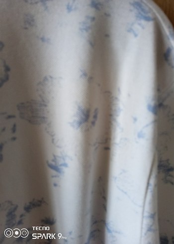 Baskılı Beyaz Pamuklu Kısa Kollu Polo Tişört - Görsel 8