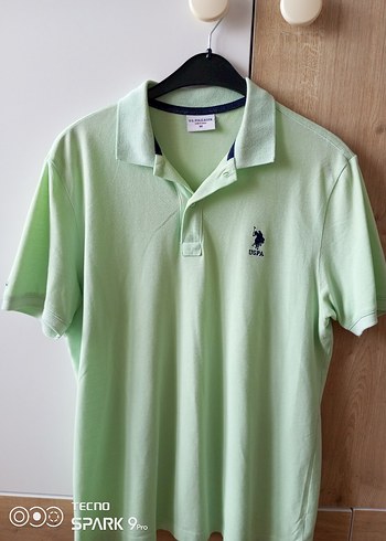 Erkek Yeşil Kısa Kollu Polo Tişört - Görsel 2