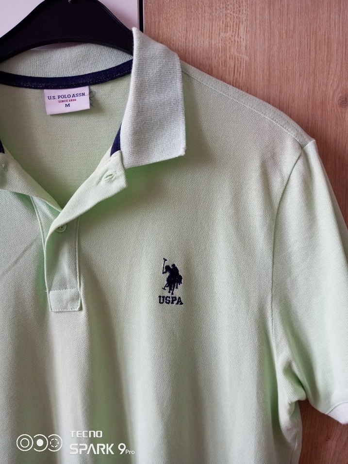 Erkek Yeşil Kısa Kollu Polo Tişört - Görsel 3