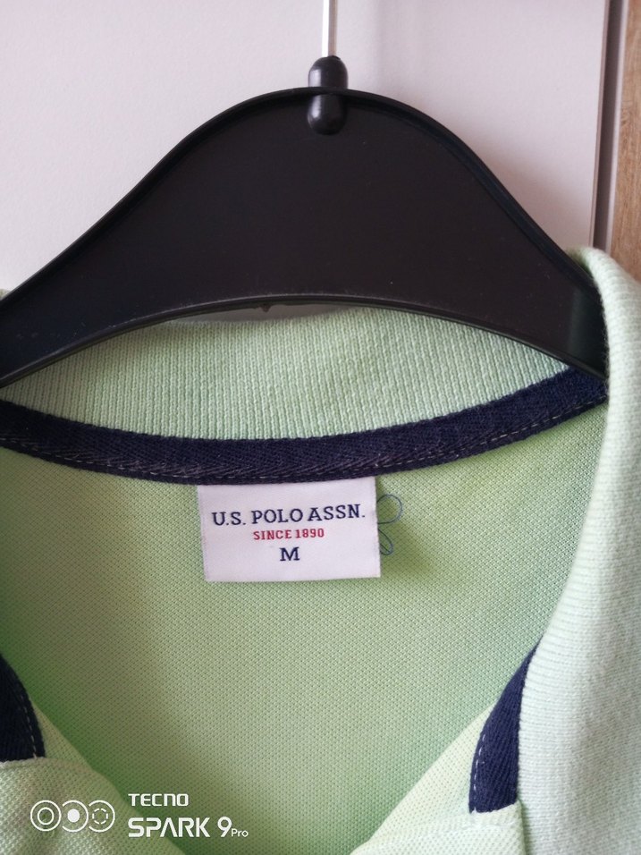 Erkek Yeşil Kısa Kollu Polo Tişört - Görsel 5