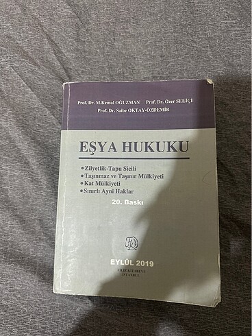 Oğuzman Eşya Hukuku
