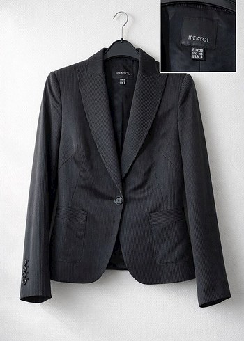 Siyah Kadın Blazer Ceket - Görsel 2