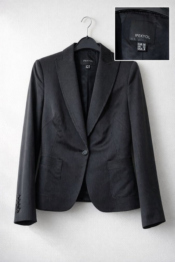 Siyah Kadın Blazer Ceket - Görsel 2