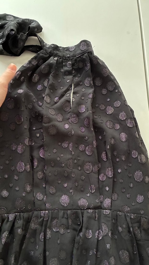 Twist Kadın Siyah Uzun Elbise - Görsel 3