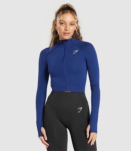 m Beden lacivert Renk Gymshark Ceket