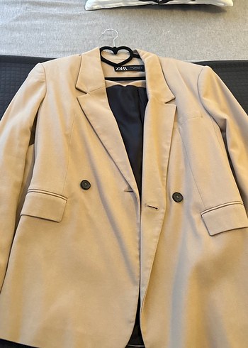 Zara Bej Zara Blazer Ceket
