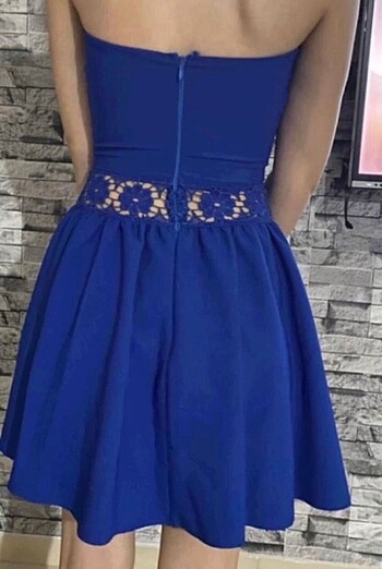 xs Beden Straplez elbise