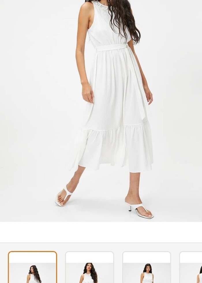 Beyaz elbise - Görsel 2