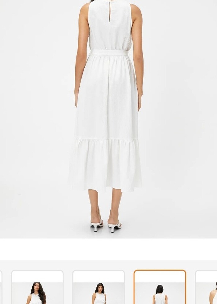 Beyaz elbise - Görsel 3