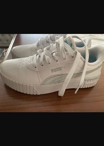 Puma Puma Carina 2.0 Mermaid Jr Beyaz Kadın Sneaker