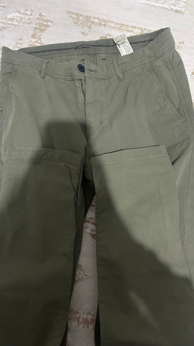 Haki Erkek Normal Kesim Pantolon - Görsel 2