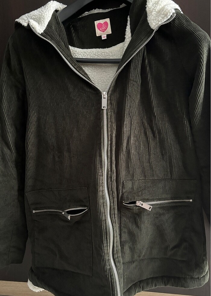 Kadife kadin mont - Görsel 3