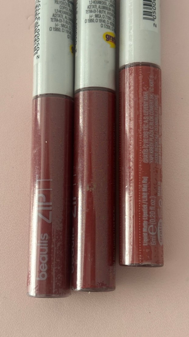 Bordo Ruj Seti - 3 Renk - Görsel 2