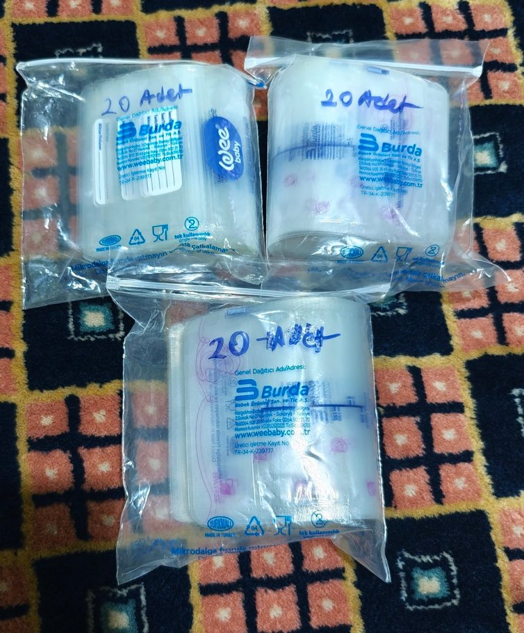 Wee Baby Anne Sütü Saklama Poşeti 200ml - Görsel 2