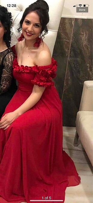 Kırmızı abiye