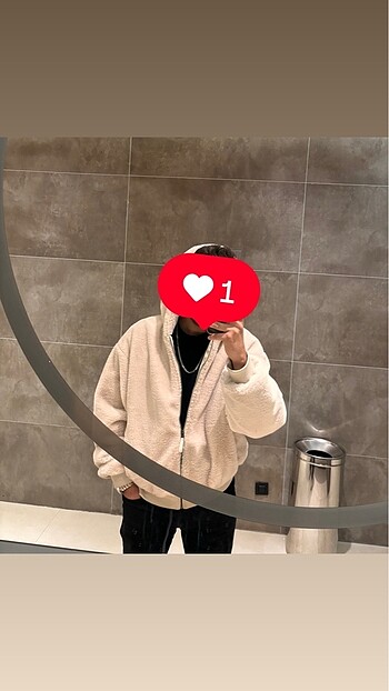 Bershka peluş ceket