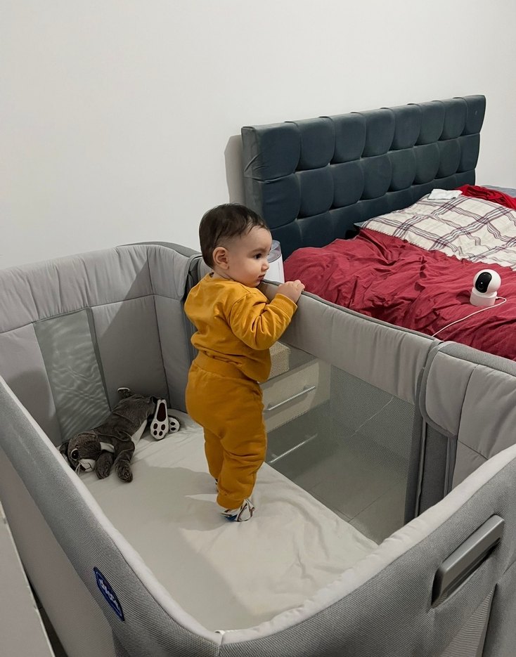 Gri Chicco Bebek Beşiği - Görsel 5