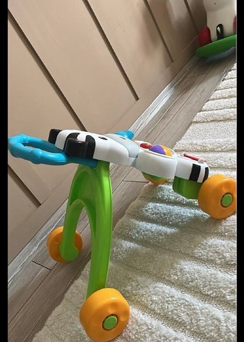 Renkli Zebra Desenli Bebek Yürüteci - Görsel 2