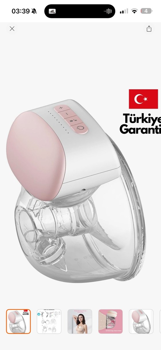 Pembe Bebebao Göğüs Pompası ve sütyeni hediye koyuyorum - Görsel 2