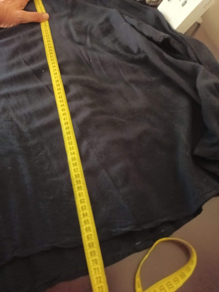 Siyah Uzun Kollu Düğmeli  Gömlek - Görsel 5