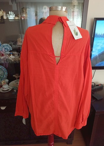 Düğmeli Kadın Gömlek - Görsel 3