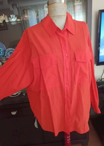 Düğmeli Kadın Gömlek - Görsel 2