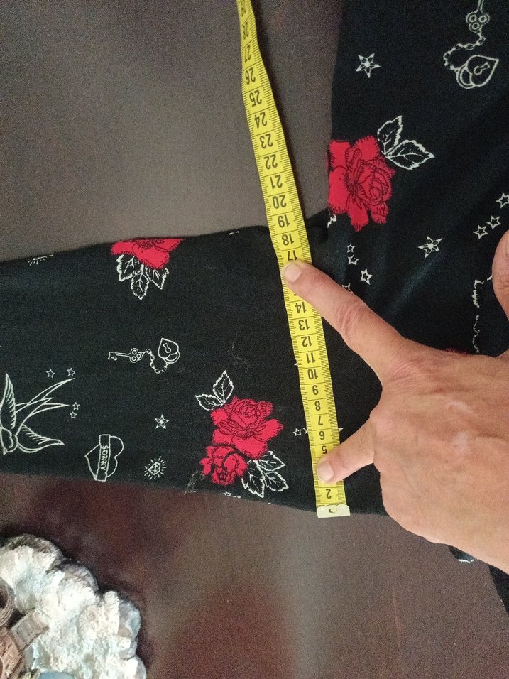 Uzun Kollu Siyah Desenli Bohem Bluz - Görsel 4