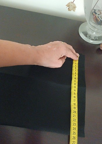 Siyah Kadın Kumaş Pantolon, Normal Kesim, Midi Boy - Görsel 11