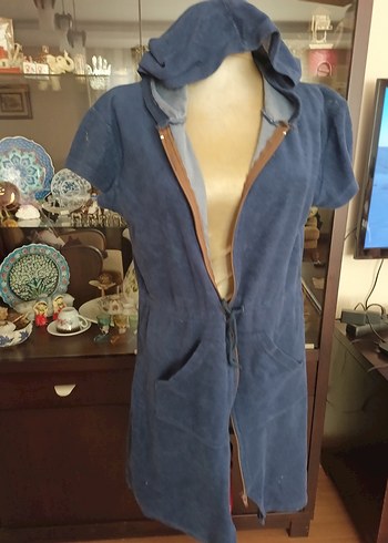 Fermuarlı Lacivert  plaj icin - Görsel 2