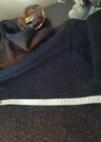 Kahverengi Yüksek Yakalı Örgü Kazak - Görsel 4