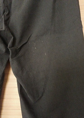 Kadın Siyah Kemerli Kumaş Pantolon - Görsel 5