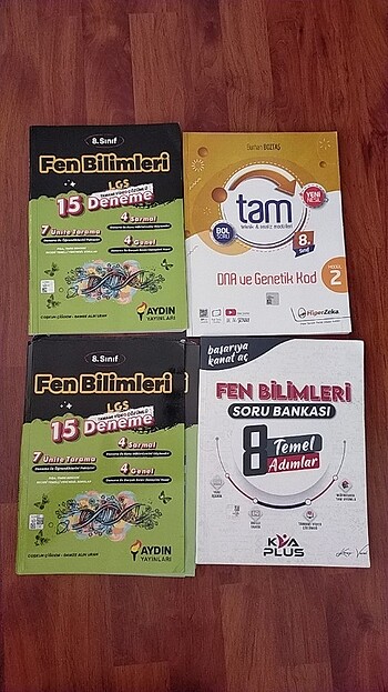  8.sınıf Fen bilimleri LGS kitapları 