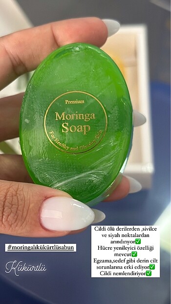 Beden Renk Moringa Ballı&Kükürtlü Scrub Bar (Sabun)